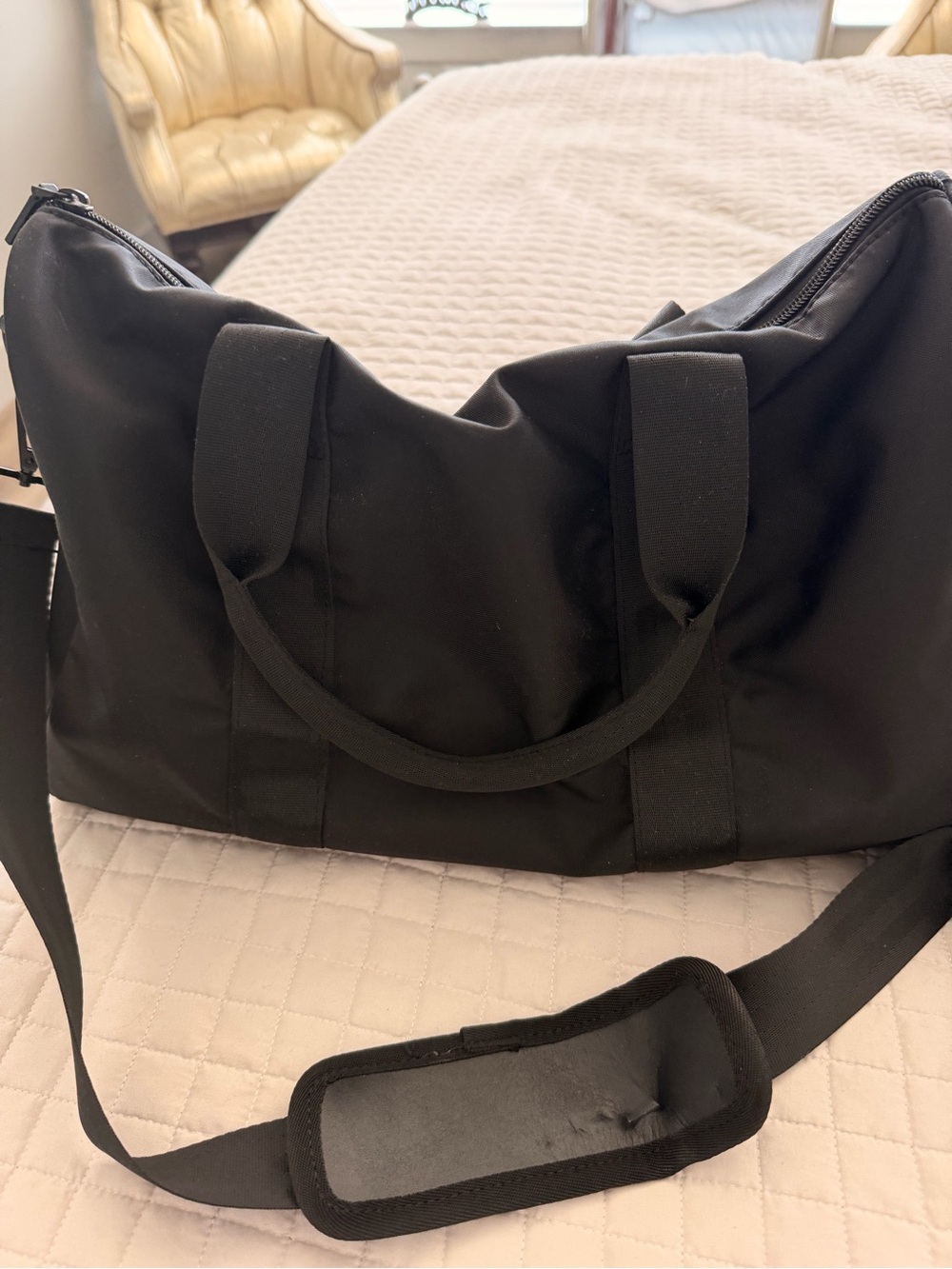 Chanel Black Canvas Shoulder Bag - Picture 10 of 10